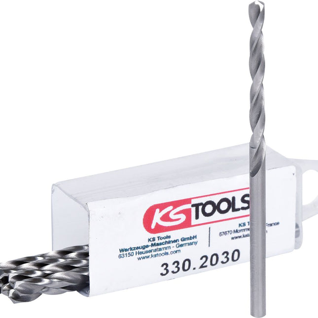 KS TOOLS HSS-G Spiralbohrer, 3mm, 10er Pack ( 330.2030 ) - Toolbrothers