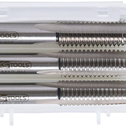 KS TOOLS HSS Handgewindebohrer-Satz M, M12x1,75, 3-tlg ( 331.0120 ) - Toolbrothers