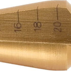 KS TOOLS HSS-TiN Blechschälbohrer-Bit, Ø 5-20mm ( 336.0033 ) - Toolbrothers