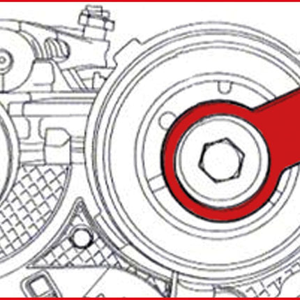KS TOOLS Gegenhalter für Nockenwellen-Abzieher  ( 400.2104 ) - Toolbrothers