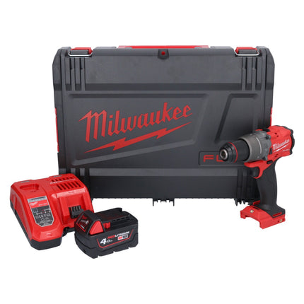 Milwaukee M18 FPD3-401X cordless impact drill 18 V 158 Nm brushless + 1x rechargeable battery 4.0 Ah + charger + HD box