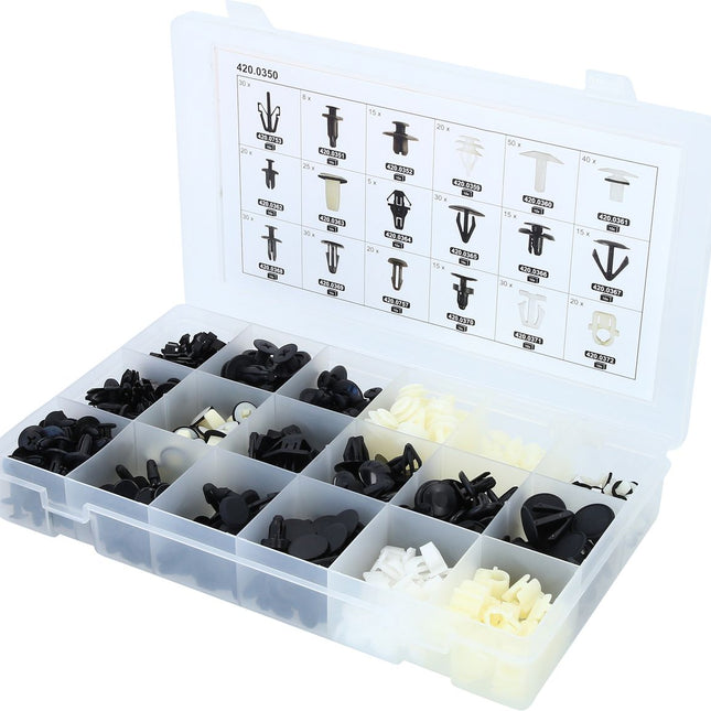 KS TOOLS Befestigungs-Clip-Satz für Honda, 418-tlg ( 420.0350 ) - Toolbrothers