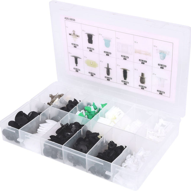 KS TOOLS Befestigungs-Clip-Satz für Volkswagen, 255-tlg ( 420.0850 ) - Toolbrothers