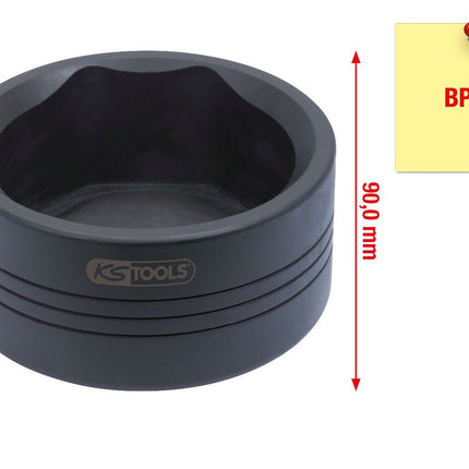 KS TOOLS BPW-Radkapsel-Stecknuss, 95mm ( 450.0207 ) - Toolbrothers