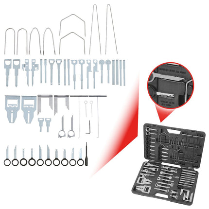 KS TOOLS Radio-/Navigationssystem Demontage und Montage-Satz, 52-tlg ( 500.1380 ) - Toolbrothers