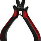 KS TOOLS Feinmechanik-Flachrundzange-gebogen, 130mm ( 500.7022 ) - Toolbrothers