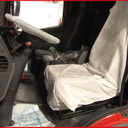 KS TOOLS Innenraum-Schoner Set 5 in 1, LKW, 100er-Pack ( 500.8115 ) - Toolbrothers