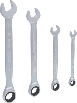 KS TOOLS GEARplus Ratschenringmaulschlüssel-Satz, 4-tlg 10-19mm ( 503.4204 )