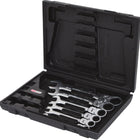 KS TOOLS GEARplus Gelenk-Ratschenringmaulschlüssel-Satz, 6-tlgfeststellbar ( 503.4859 ) - Toolbrothers