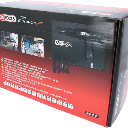 KS TOOLS Serie di scalpellatori ad aria compressa,6pz ( 515.3880 )