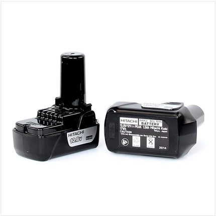 Hitachi DS 10 DFL Bohrschrauber 10,8 Volt + 2x Akku + Ladegerät + Lampe im Koffer - Toolbrothers