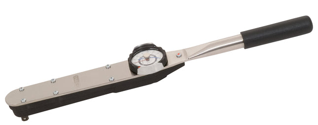 KS TOOLS 1/2' Comprobador de par con reloj comparador y función de valor máximo, 50-250Nm ( 516.3635 )