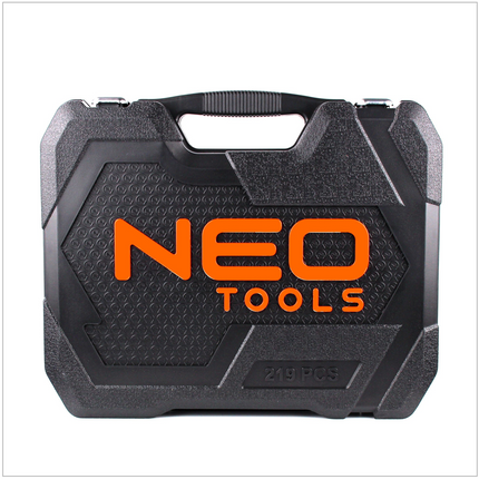 NEO professional Steckschlüssel Set 219 tlg. 1/2", 1/4", 3/8" ( Neo 08-671 ) im Koffer - Toolbrothers