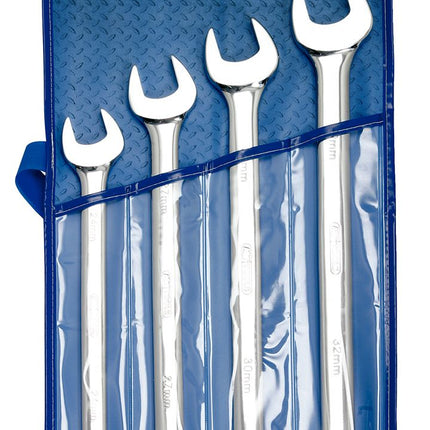 KS TOOLS CHROMEplus Ringmaulschlüssel-Satz, abgewinkelt, 4-tlg ( 518.0644 ) - Toolbrothers