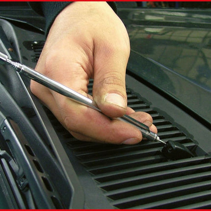 KS TOOLS 2in1 Teleskop-Magnethalter mit Waschdüsen-Reinigungs- und Einstellwerkzeug, 150-675mm ( 550.1001 ) - Toolbrothers