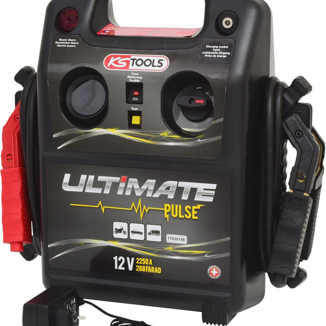 KS TOOLS 12 V Kondensator-Booster - mobiles Starthilfegerät 720 A ( 550.1830 ) - Toolbrothers