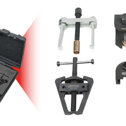 KS TOOLS Conjunto de extractores de brazos limpiaparabrisas, 6 pzs ( 700.1155 )