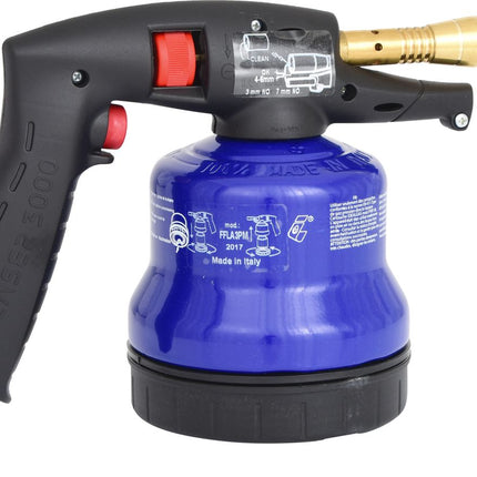 KS TOOLS Universal-Kartuschenlötgerät mit Piezo-Zündung, blau ( 903.5905 ) - Toolbrothers