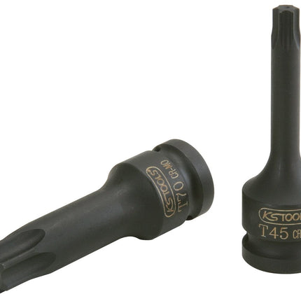 KS TOOLS 1/2" Kraft-Bit-Stecknuss Torx, lang, T55 ( 911.0919 ) - Toolbrothers