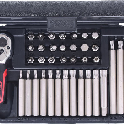 KS TOOLS 10mm Bit-Satz, 37-tlg ( 911.4310 ) - Toolbrothers