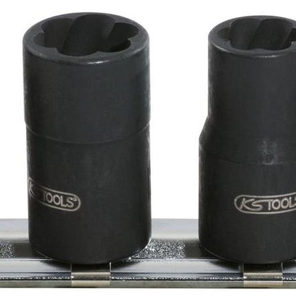 KS TOOLS 3/8" Spiral-Profil-Stecknuss-Satz, 4-tlg, 8-13mm ( 913.3850 ) - Toolbrothers