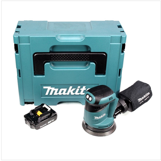 Makita DBO 180 Y1J 18 V Akku Exzenterschleifer + 1x Akku 1,5Ah + Makpac - ohne Ladegerät - Toolbrothers