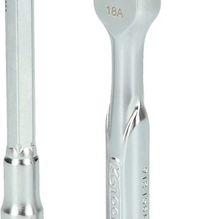 KS TOOLS 1/4" Bit-Gelenk-Umschaltknarren-Satz mit Steckadapter für Stecknüsse, 3-tlg ( 918.1590 ) - Toolbrothers