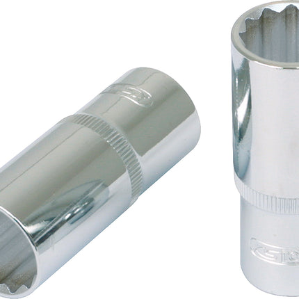 KS TOOLS 1/2" CHROMEplus 12-kant-Stecknuss, lang, 27mm ( 918.1718 ) - Toolbrothers