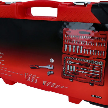 KS TOOLS 1/4"+1/2" Steckschlüssel-Satz, 110-tlg ( 951.0711 ) - Toolbrothers