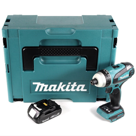 Makita DTP 141 Y1J Akku Quadroschrauber 18V 150 Nm Brushless + 1x Akku 1,5Ah + Makpac - ohne Ladegerät - Toolbrothers