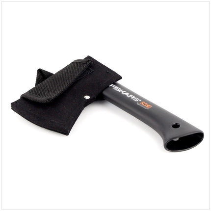 Fiskars X 5 XXS Universal Freizeit Axt in Canvas Tasche schwarz ( 121121 ) - Toolbrothers