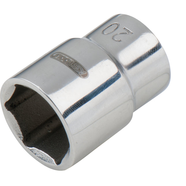 KS TOOLS EDELSTAHL 1/2" 6kant-Stecknuss, 17mm ( 964.1217 )