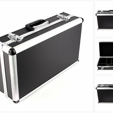 Makita Aluminium Universal Koffer Schwarz mit Schaumstoffeinlage - Toolbrothers