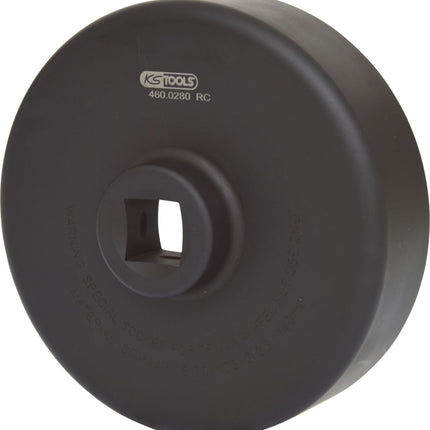 KS TOOLS 1" Achsmuttern-Schlüssel, 6-kant, kurz, 140mm ( 460.0280 ) - Toolbrothers