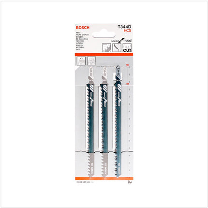 Bosch T 344 D Stichsägeblätter Special for Wood 3 Stk. 152 mm ( 2608637944 ) - Toolbrothers