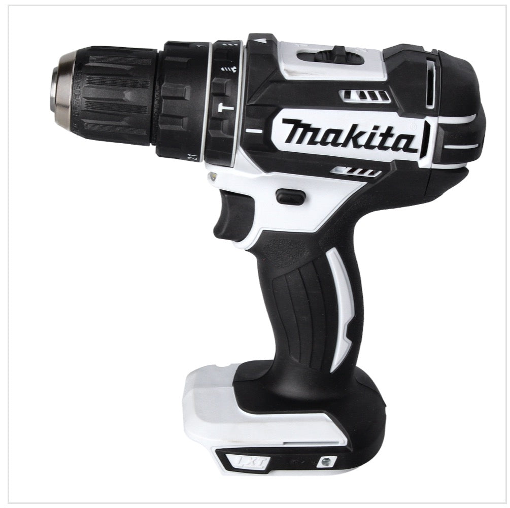 Makita DHP 482 ZW Akku Schlagbohrschrauber 18 V 62 Nm weiß Solo - ohne Akku, ohne Ladegerät