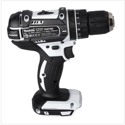 Makita DHP 482 ZW Akku Schlagbohrschrauber 18 V 62 Nm Weiß Solo - ohne Akku, ohne Ladegerät - Toolbrothers