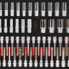 KS TOOLS 1/2'' Steckschlüssel- / und Bit-Stecknuss-Satz in Schaumstoffeinlage, 63-tlg ( 811.0063 ) - Toolbrothers