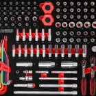 KS TOOLS 1/4'' + 3/8'' Steckschlüssel-Satz in Schaumstoffeinlage, 156-tlg ( 811.0156 ) - Toolbrothers