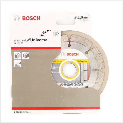 Bosch Diamant Trennscheiben 2 er Set 115 x 22,23 mm Standard for Universal ( 2608602191 ) - Toolbrothers