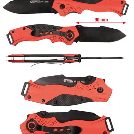 KS TOOLS Klappmesser mit Arretierung, 34 mm ( 907.2225 ) - Toolbrothers