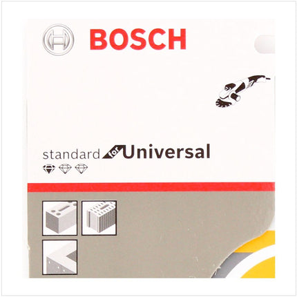 Bosch Standard Universal Diamant Trennscheibe 230 mm 2 Stk. ( 2x 2608615065 ) Beton Aufnahme 22,23 mm - Toolbrothers