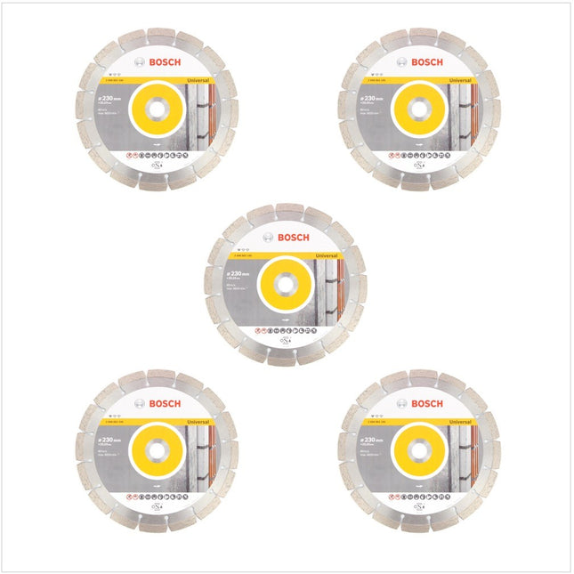 Bosch Standard for Universal Diamant Trennscheibe 230x2,6x22,23mm 5 Stk. ( 5x 2608615065 ) - Toolbrothers