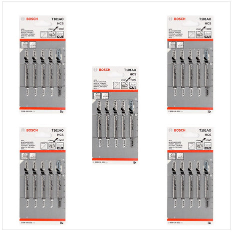 Bosch T 101 AO Stichsägeblätter Clean for Wood 25 Stk. 83 mm ( 2608630031 ) - Toolbrothers