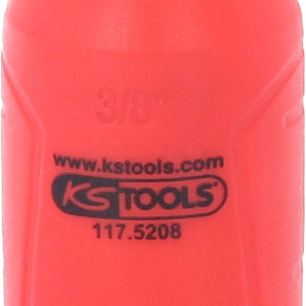 KS TOOLS 3/8" Isolierte Stecknuss, 8mm ( 117.5208 ) - Toolbrothers