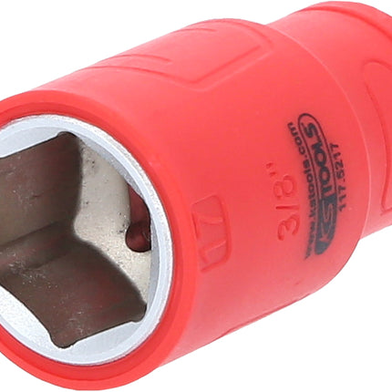 KS TOOLS 3/8" Isolierte Stecknuss, 17mm ( 117.5217 ) - Toolbrothers