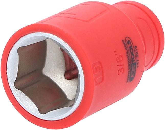 KS TOOLS 3/8" Isolierte Stecknuss, 19mm ( 117.5219 )