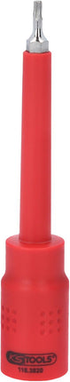 KS TOOLS Llave de vaso con punta Torx aislada 3/8', T10, 122 mm ( 118.3820 )