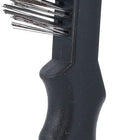 KS TOOLS Stahldraht-Bremssattel-Drahtbürste 2-reihig, gerade ( 201.2335 ) - Toolbrothers