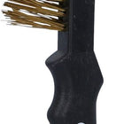 KS TOOLS Messingdraht-Bremssattel-Drahtbürste 2-reihig, glatt ( 201.2340 ) - Toolbrothers